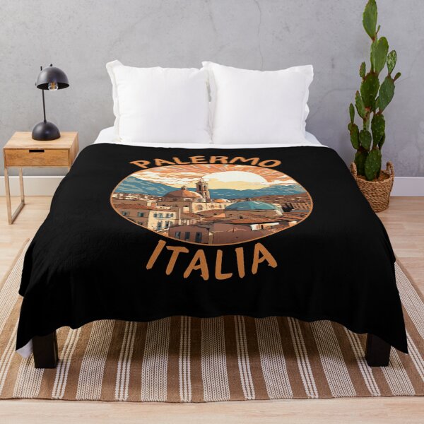 Item preview, Palermo in Sicily Italy Retro Travel Art Circle Emblem designed and sold by MaateoDesign.