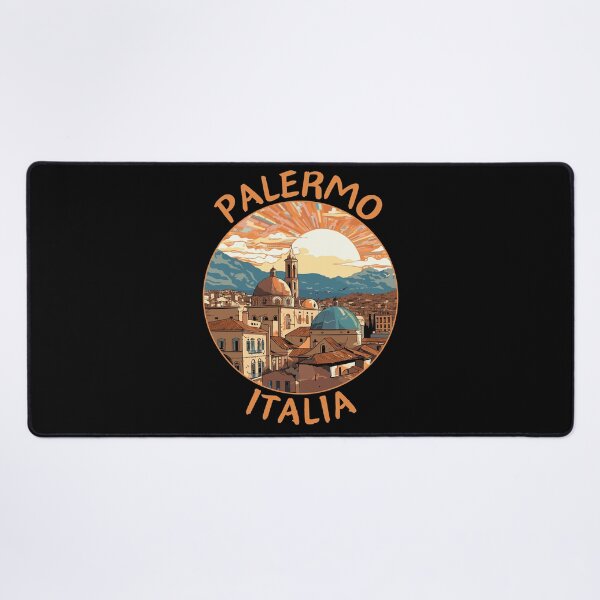Item preview, Palermo in Sicily Italy Retro Travel Art Circle Emblem designed and sold by MaateoDesign.
