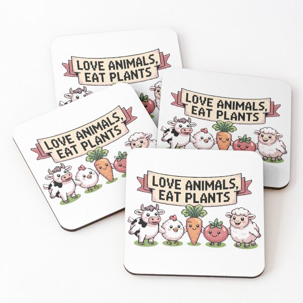 Item preview, Cute Veggie Friends - Funny Vegan Pixel Art Gift designed and sold by YNAMREG.