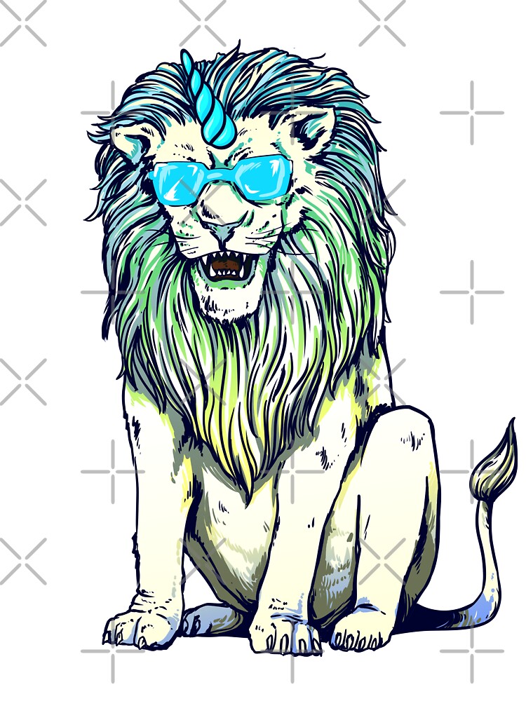 How To Draw A Lioncorn (Lion Unicorn) 