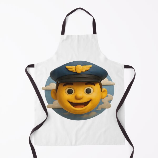 Item preview, Funny and expressive pilot emoji – adorable and funny design designed and sold by ArteJorge48.