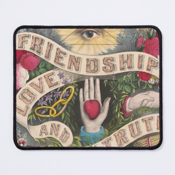 Item preview, Friendship, Love, & Truth- Currier & Ives, 1874ca designed and sold by HausHatfield.
