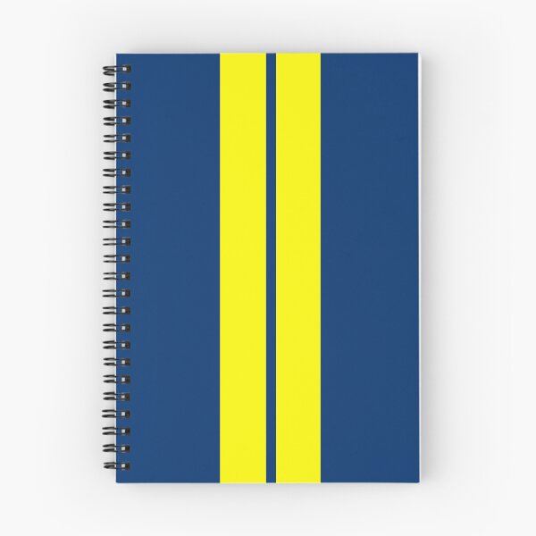 Item preview, Dual Racing Stripes - Small Gap (Yellow - Guardsmans Blue) designed and sold by Racing Stripes Only.