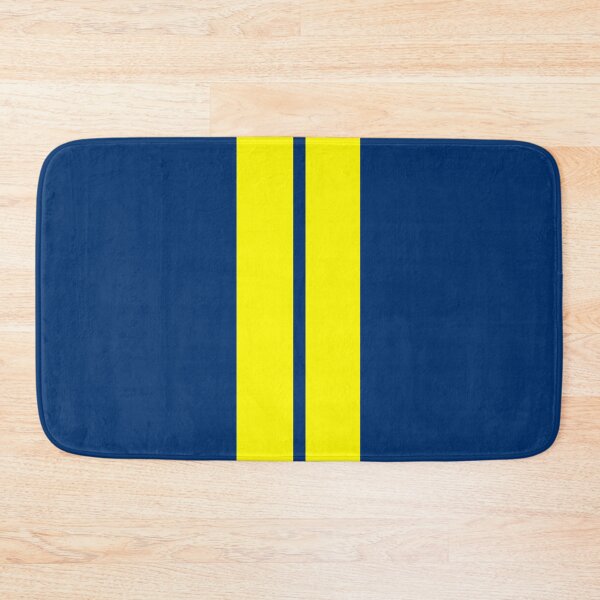 Item preview, Dual Racing Stripes - Small Gap (Yellow - Guardsmans Blue) designed and sold by Racing Stripes Only.