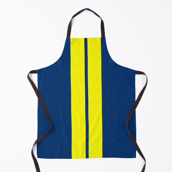 Item preview, Dual Racing Stripes - Small Gap (Yellow - Guardsmans Blue) designed and sold by Racing Stripes Only.