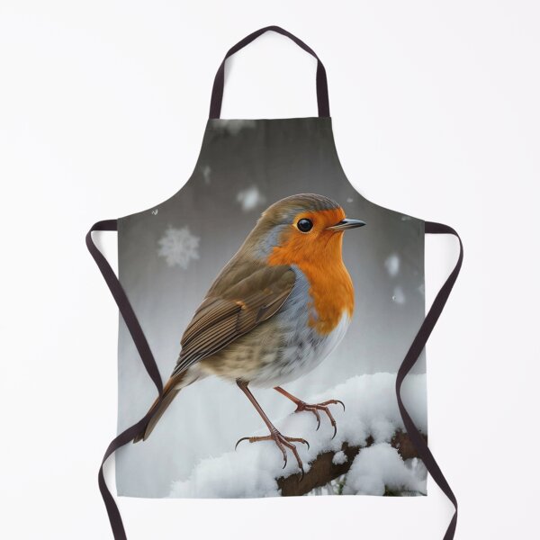 Item preview, Snow-Kissed Robin: A Winter Woodland Moment designed and sold by The Digital Compass.