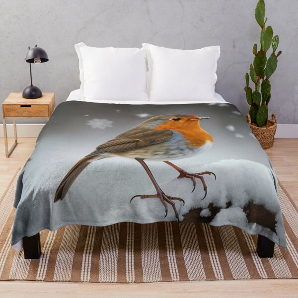 Item preview, Snow-Kissed Robin: A Winter Woodland Moment designed and sold by The Digital Compass.