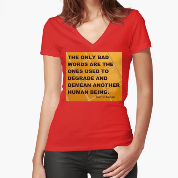 Fitted V-Neck T-Shirt