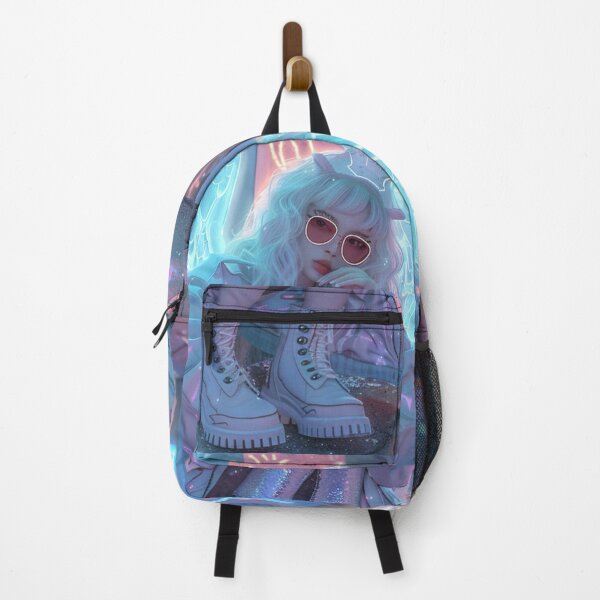 Item preview, Neon Angel in Urban Night Glow 도심 속 네온빛 천사 designed and sold by 리나 .