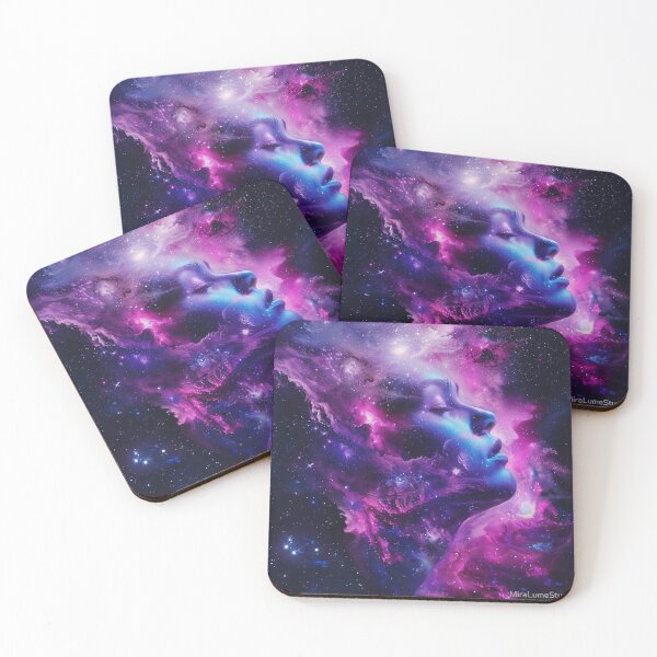 Item preview, Cosmic Dreamer - Nebula Portrait designed and sold by MiraLumeStudio.