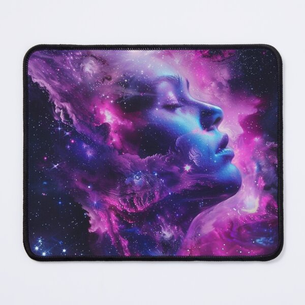 Item preview, Cosmic Dreamer - Nebula Portrait designed and sold by MiraLumeStudio.