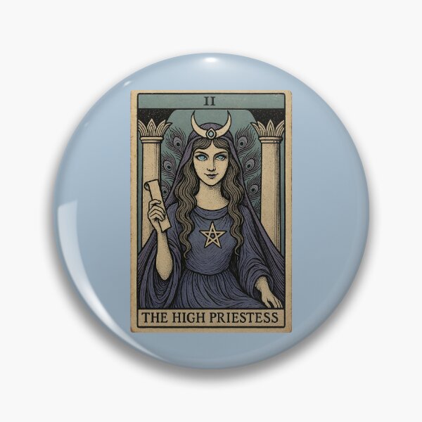 Item preview, Vintage Style The High Priestess Tarot Card designed and sold by hauntedtees.