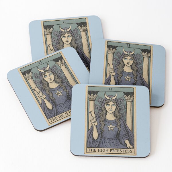 Item preview, Vintage Style The High Priestess Tarot Card designed and sold by hauntedtees.