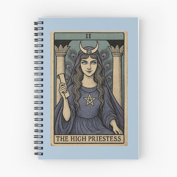Item preview, Vintage Style The High Priestess Tarot Card designed and sold by hauntedtees.