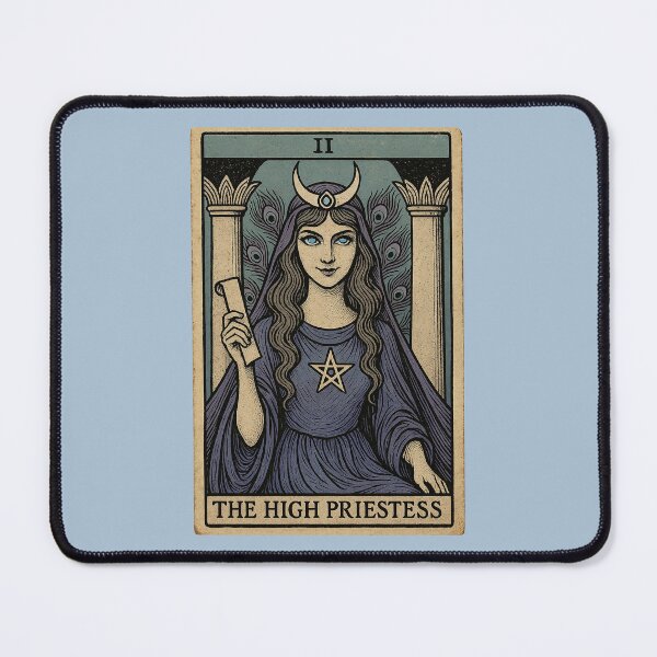 Item preview, Vintage Style The High Priestess Tarot Card designed and sold by hauntedtees.