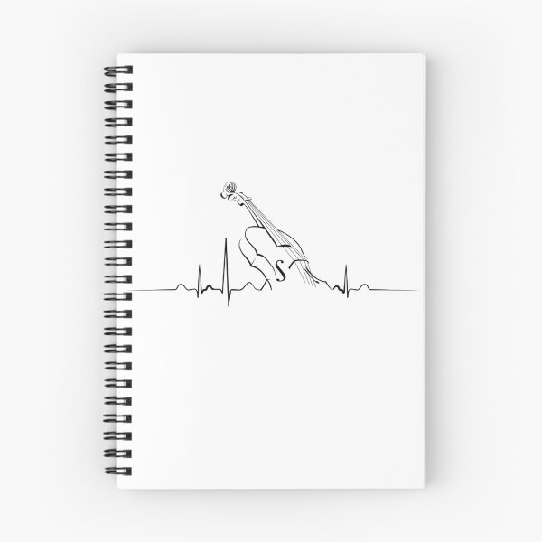 Item preview, Violin heartbeat designed and sold by BloodyTeapot.