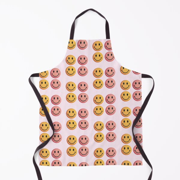 Item preview, Retro Smiley Face Set – Yellow and Pink Nostalgic Design designed and sold by AndrewWork.