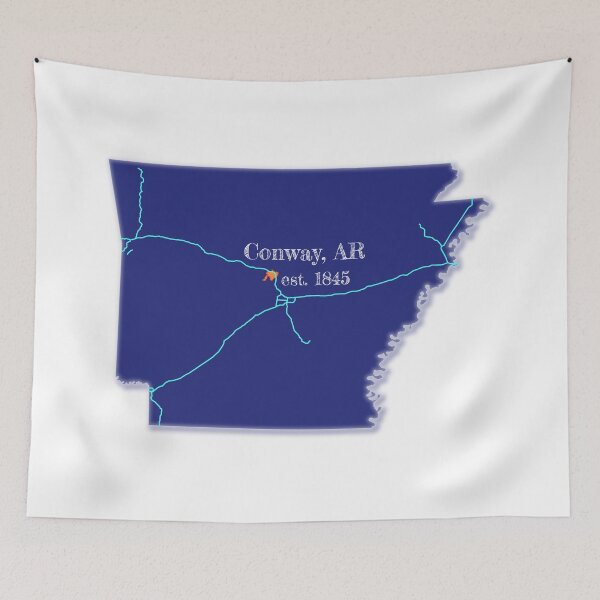 Item preview, Conway, AR [Blue] designed and sold by PhilbonianDezin.