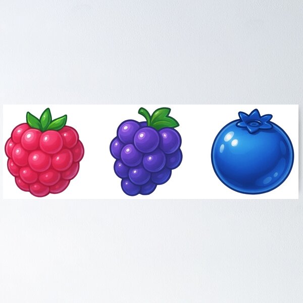Item preview, Simple 3 Color Berries designed and sold by Her-XP.