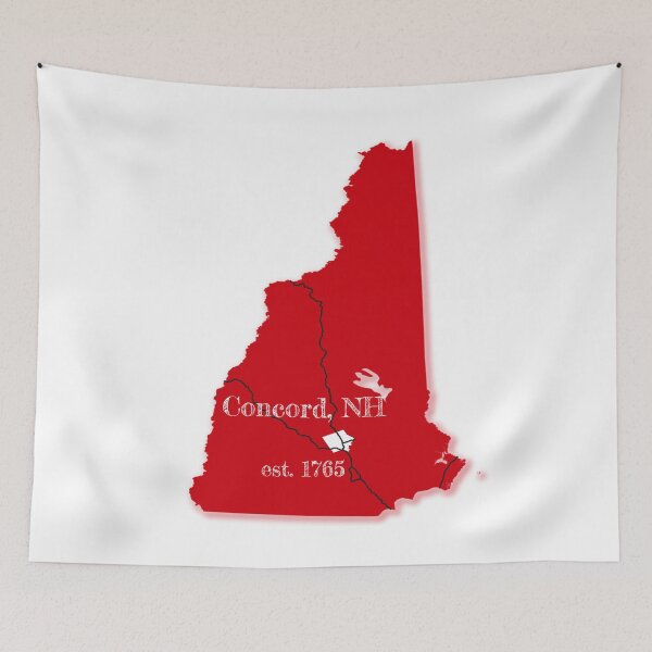 Item preview, Concord, NH [Red] designed and sold by PhilbonianDezin.