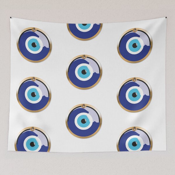 Item preview, Evil Eye Nazar - Blue Protection Symbol designed and sold by Vector Woofs.