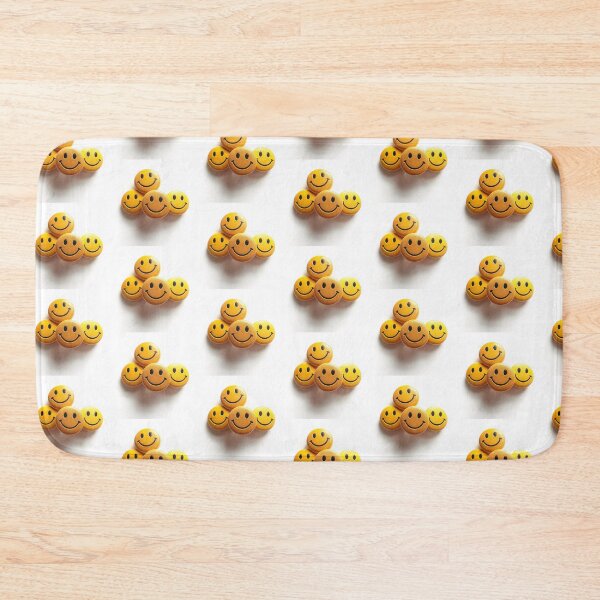 Item preview, Retro Smiley Face Button Cluster – Overlapping 70s Style Design designed and sold by AndrewWork.