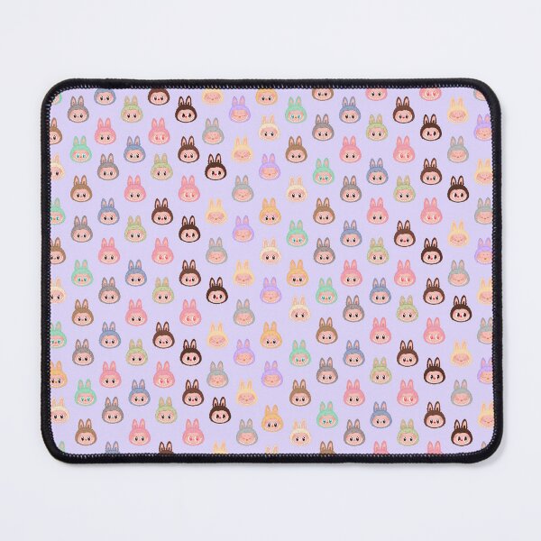 Item preview, Labubu face pattern lavender background designed and sold by Diyanggostyle.