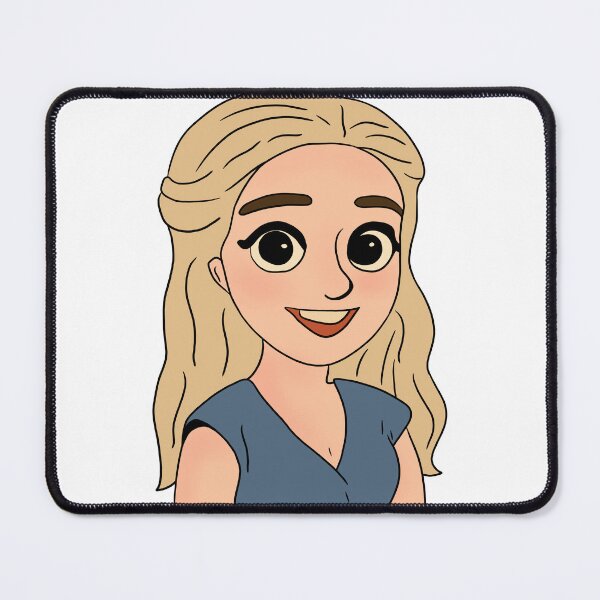 Item preview, Daenerys Sticker – Cartoon Queen of Fire designed and sold by ArtLelukh.