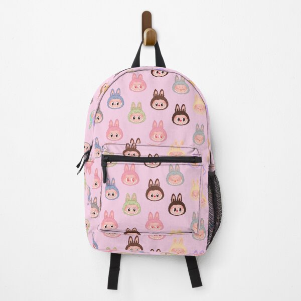 Item preview, Labubu face pattern pink background designed and sold by Diyanggostyle.