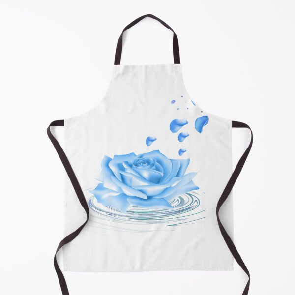 Item preview, Bluer than Blue Unique Combination Collection - Blue Rose on Water with falling Petals designed and sold by Dailywalker22.