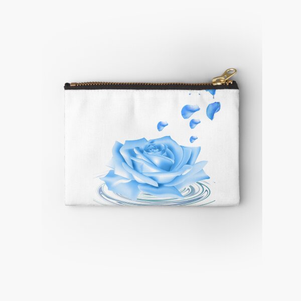 Item preview, Bluer than Blue Unique Combination Collection - Blue Rose on Water with falling Petals designed and sold by Dailywalker22.