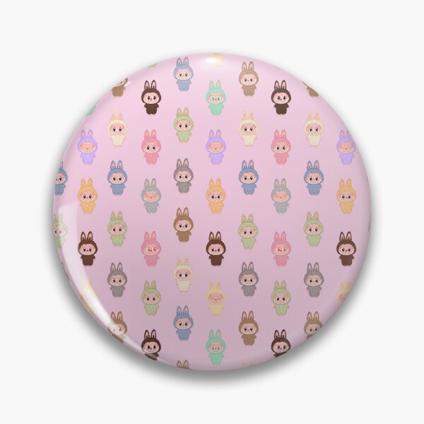 Item preview, Labubu pattern pink background designed and sold by Diyanggostyle.