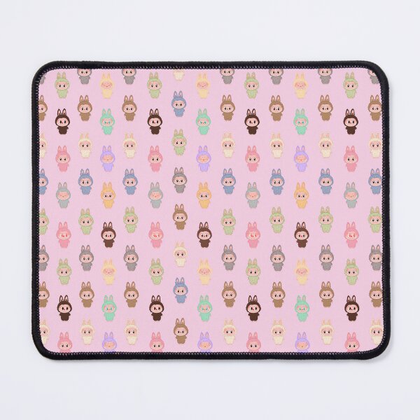 Item preview, Labubu pattern pink background designed and sold by Diyanggostyle.