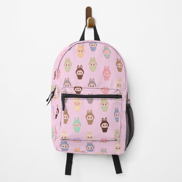 Item preview, Labubu pattern pink background designed and sold by Diyanggostyle.