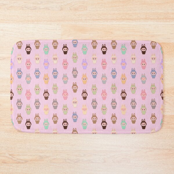 Item preview, Labubu pattern pink background designed and sold by Diyanggostyle.