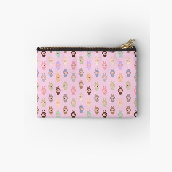 Item preview, Labubu pattern pink background designed and sold by Diyanggostyle.