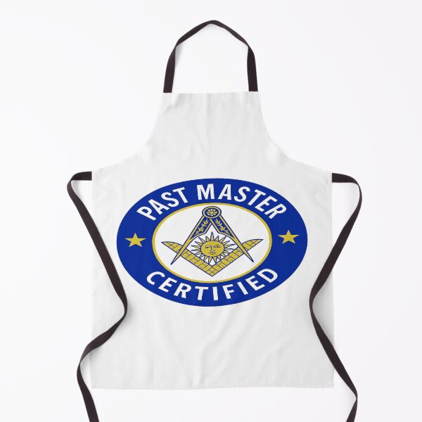 Item preview, "Past Master Certified" Masonic Emblem Logo designed and sold by HiramsDesigns.