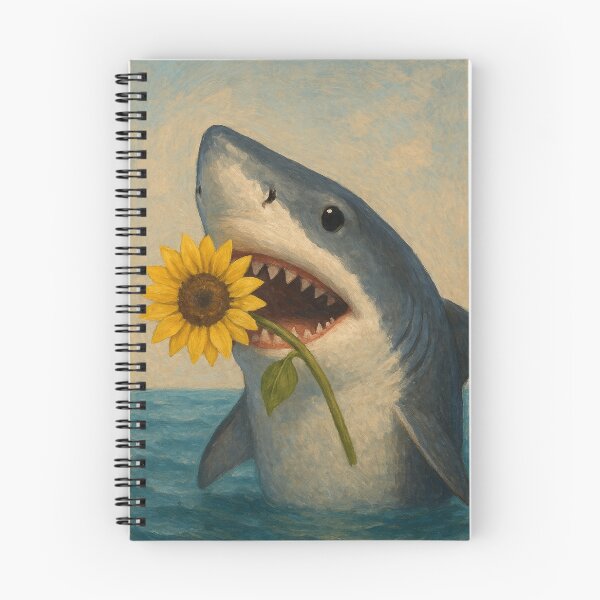 Item preview, Sunflower shark designed and sold by Gala-life1.