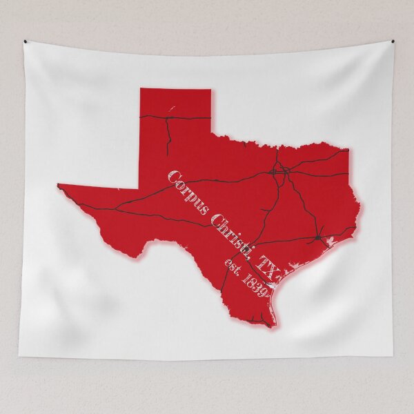 Item preview, Corpus Christi, TX [Red] designed and sold by PhilbonianDezin.