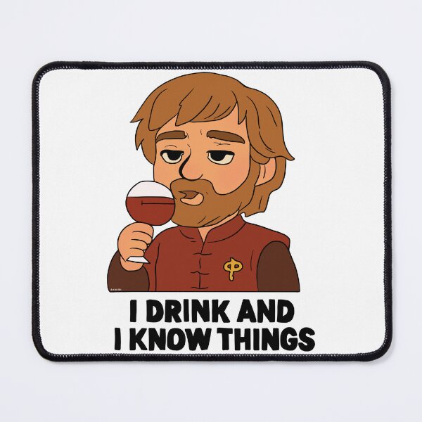 Item preview, Tyrion Sticker – I Drink and I Know Things designed and sold by ArtLelukh.