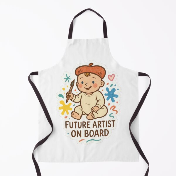 Item preview, Future Artist Baby On Board Art designed and sold by Trendy Sticker & Merch Collection - Express Yourself.