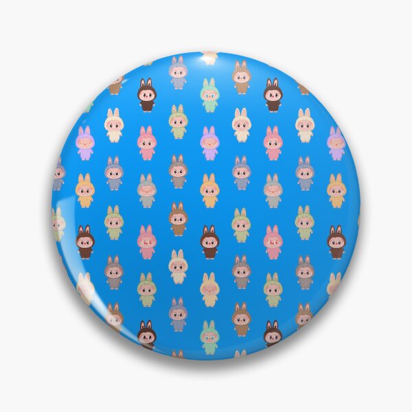 Item preview, Labubu pattern blue background designed and sold by Diyanggostyle.