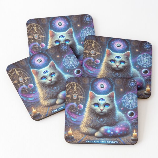Item preview, Spirit Of Pussy - Cosmic Cat with 3rd Eye designed and sold by SpiritOfPussY.