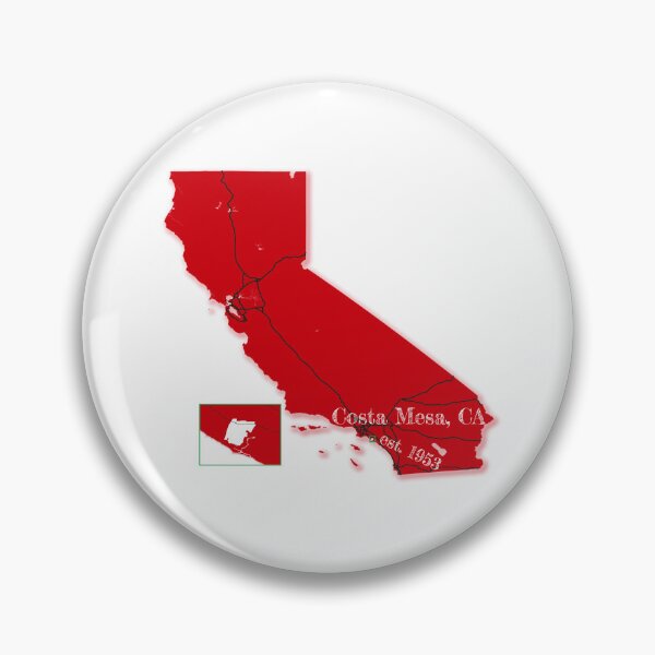 Item preview, Costa Mesa, CA [Red] designed and sold by PhilbonianDezin.
