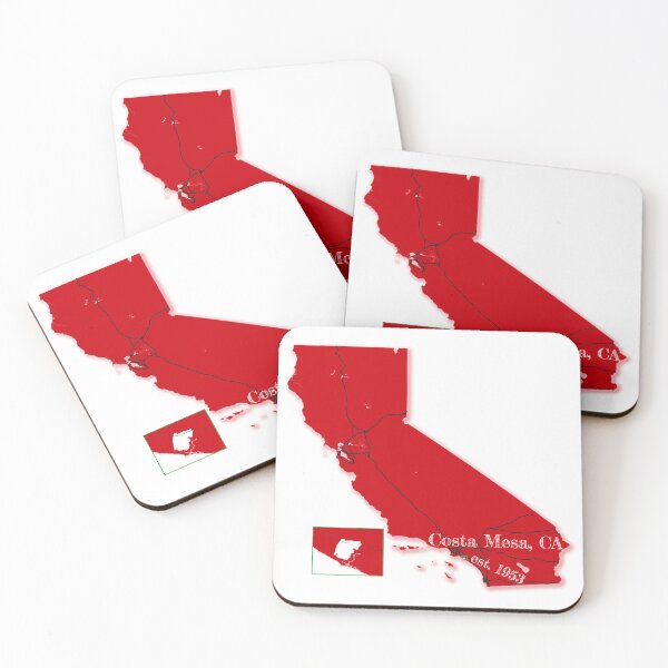 Item preview, Costa Mesa, CA [Red] designed and sold by PhilbonianDezin.