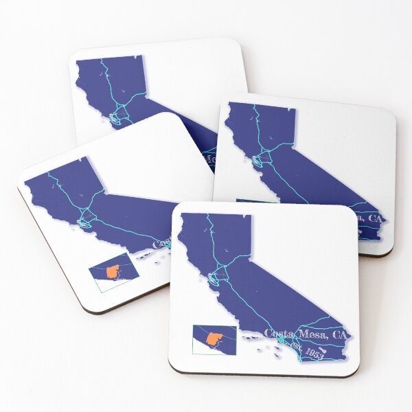 Item preview, Costa Mesa, CA [Blue] designed and sold by PhilbonianDezin.
