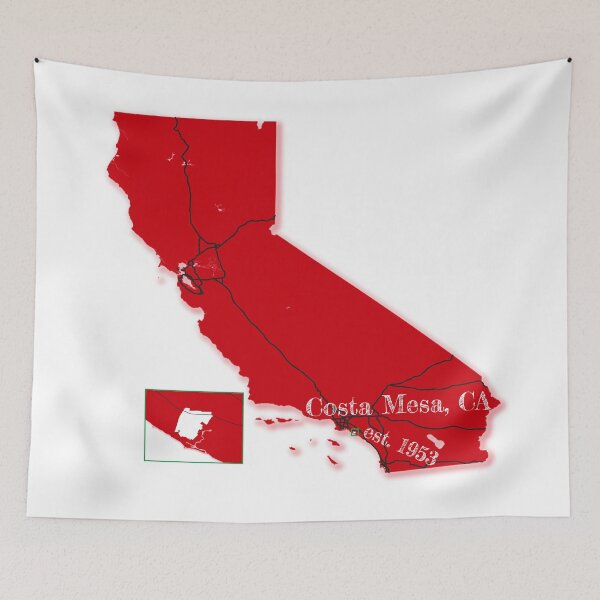 Item preview, Costa Mesa, CA [Red] designed and sold by PhilbonianDezin.
