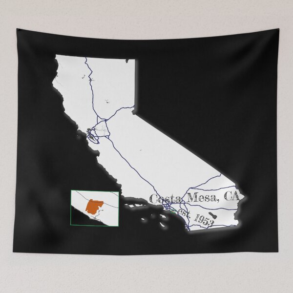 Item preview, Costa Mesa, CA [White] designed and sold by PhilbonianDezin.