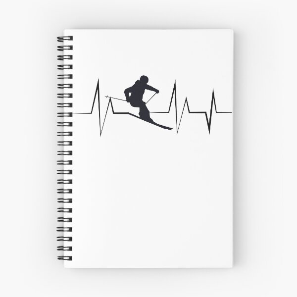 Item preview, Mi heartbeat is skiing designed and sold by BloodyTeapot.