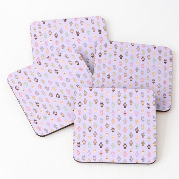 Item preview, Labubu pattern lavender background designed and sold by Diyanggostyle.